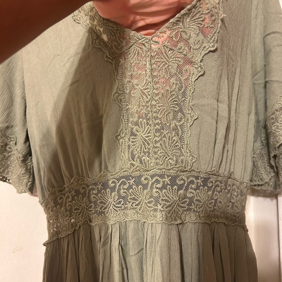 Ivy May Olive Green Maxi Dress - Picture 2 of 5